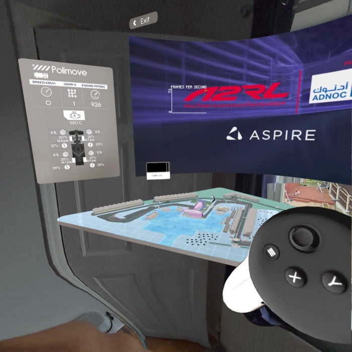 A2RL VR motorsport experience on Meta Quest