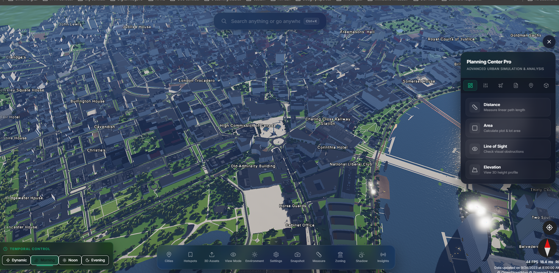 Simam Digital world twin SaaS dashboard for operational visibility