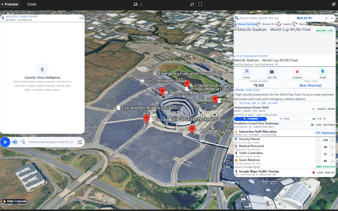Infrastructure asset and site management interface