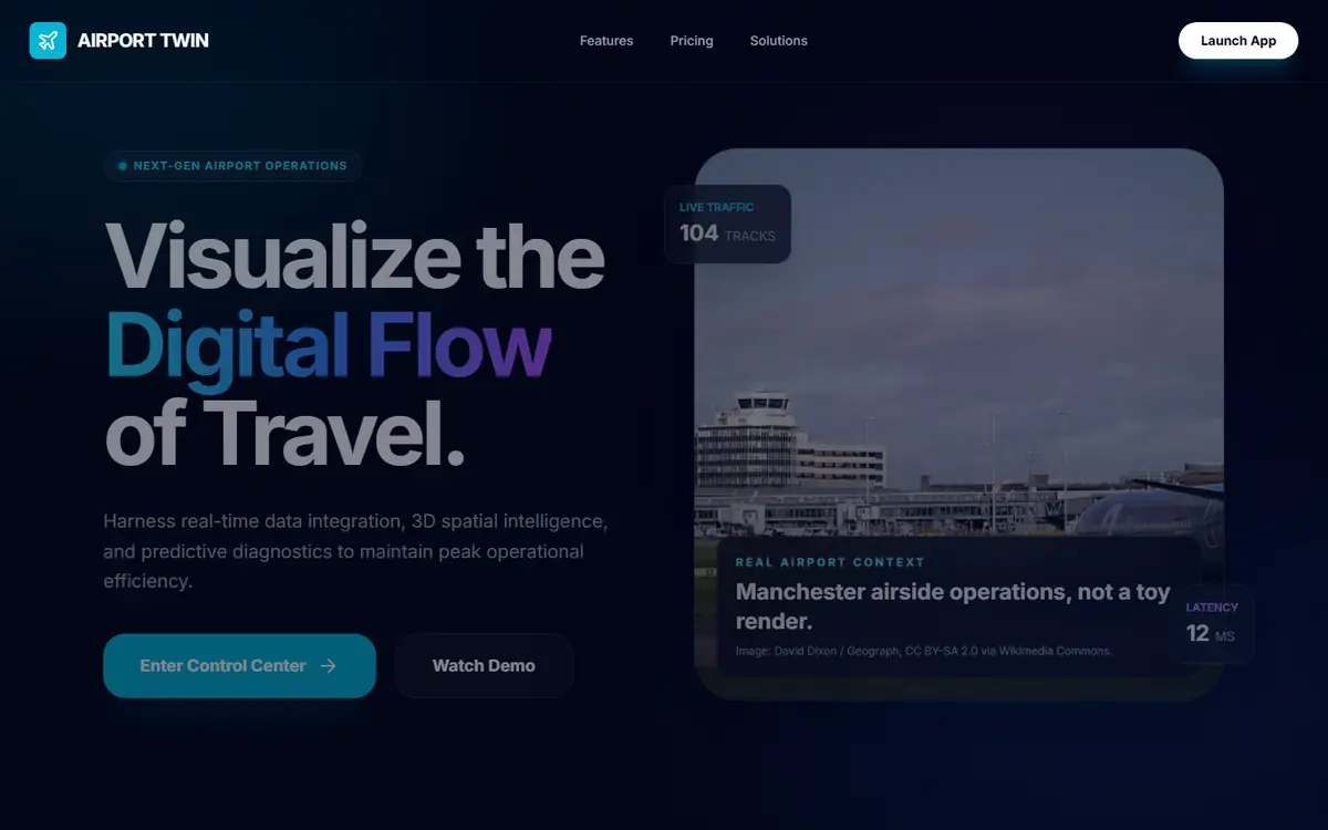 Airport Ops SaaS interface