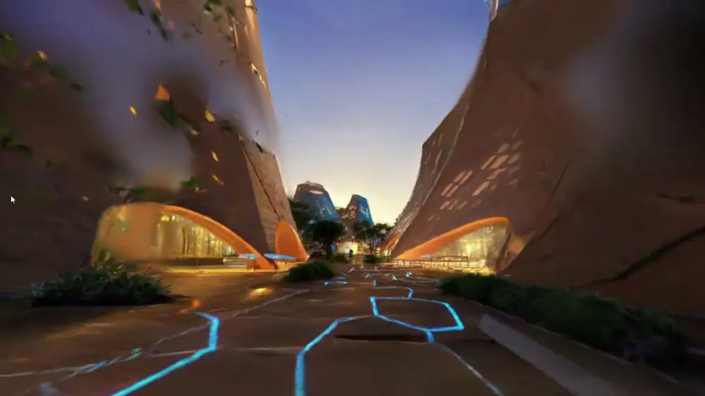 Still from the Expo 2030 Explorer film