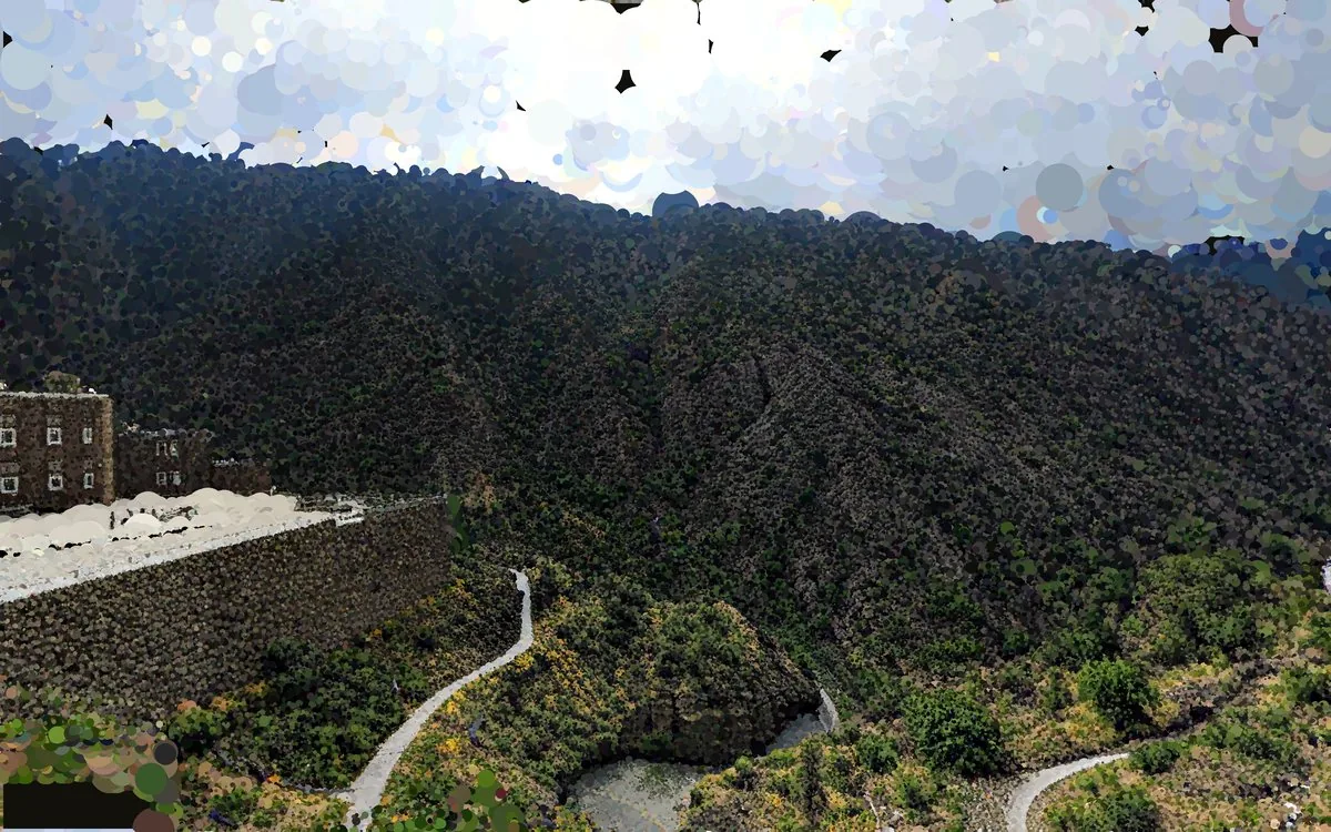 The same location reconstructed as an interactive 3D scene